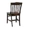 Flash Furniture HERCULES School House Back Antique Copper Wood Restaurant Chair XU-DG-W0006-ANTCPR-GG - alternate 3